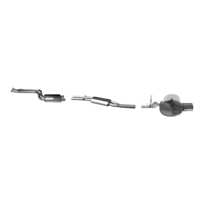 BMW E46 Compact - Bastuck Performance Auspuff Anlage ab Katalysator V.2 - Bild 1